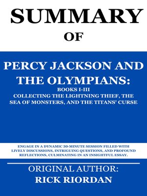 cover image of Summary of Percy Jackson and the Olympians Books I-III